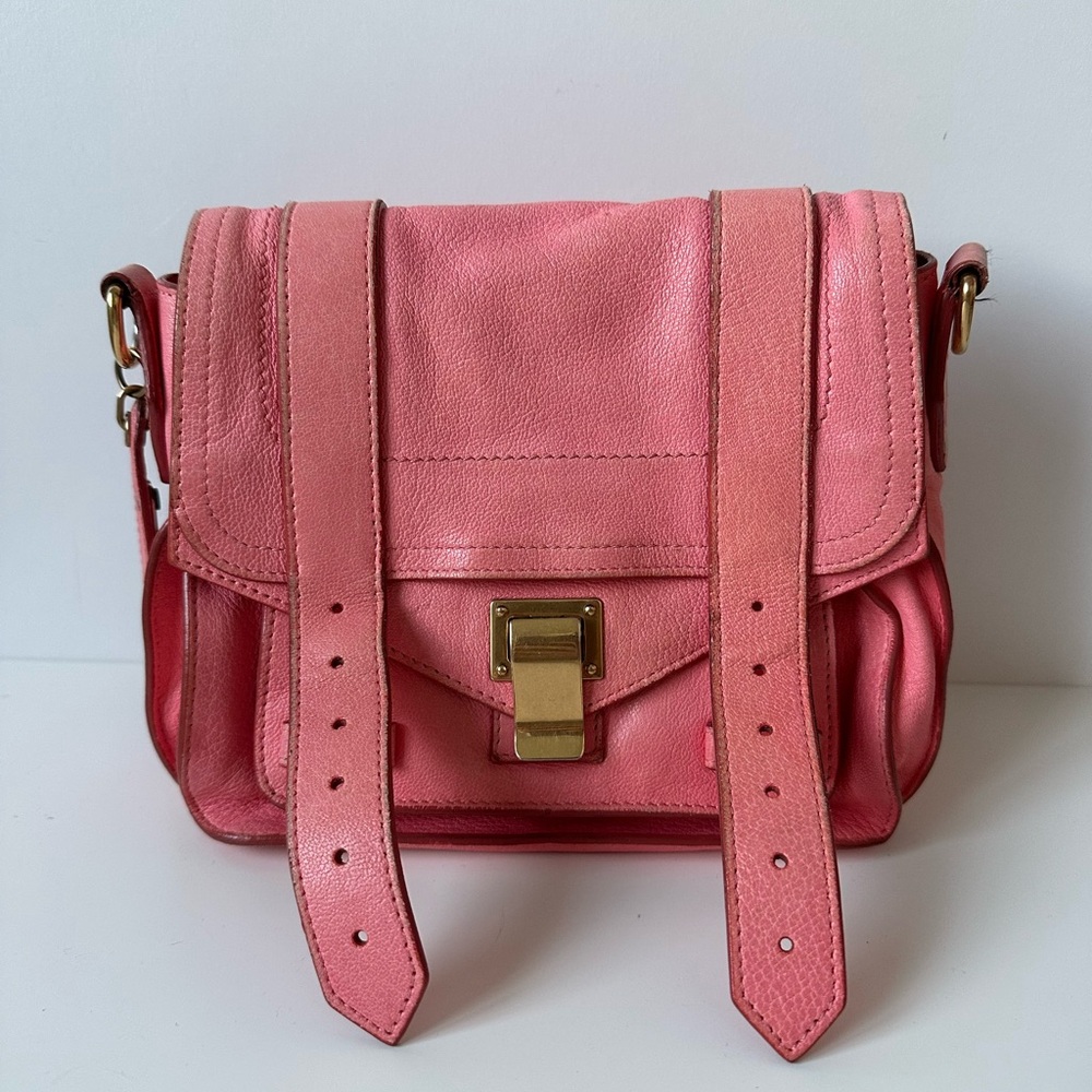 Proenza Schouler PS1 pouch coral